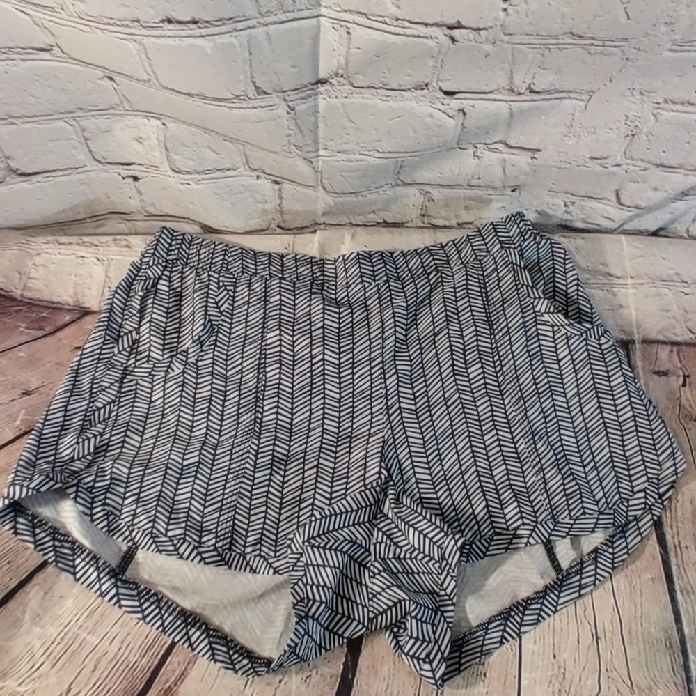Athleta Tropic Stellar Navy Shorts Med - Picture 5 of 16
